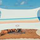 Neso Tents Beach Tent with Sand Anchor, Portable Canopy Sunshade - 7' x 7' - Patented Reinforced Corners (Rainbow)