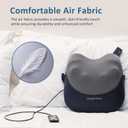 MOUNTRAX Shiatsu Back Massager with Heat, Gifts for Women Men, Back Massager for Pain Relief Deep Tissue, 3D Kneading Massage Pillow for Back