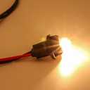 Senzeal 12pcs T10 W5W 194 LED Bulbs 921 Sockets Adapter Rubber + Copper Wire for LED Bulbs Replacement