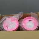 Tessco for you 2 Pcs 15 Inch Big Baby Shower Bottle for Baptism Game Large Jumbo Plastic Baby Shower Bottle Piggy Candy Bank for Girl Boy Kids Party Favor(Pink)