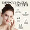 5 x Lymphatic Contour Face Brush, Lymphatic Drainage Brush for Face, Chin & Neck. Features a Newly Upgraded Ergonomic Design for Precise Skin Fit, Suitable for All Skin Types