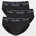 Calvin Klein Men's Cotton Stretch 3-Pack Brief (Black, M)