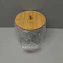 Acrylic Laundry Storage Container Labels Round Tissue Dispenser for Detergent and Softener for Organizing Laundry Room Supplies