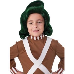 Willy Wonka and the Chocolate Factory: Oompa Loompa Wig for Kids by Rubies, No Size