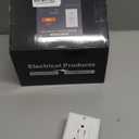 ELECTECK 10 Pack GFCI Outlets 15 Amp, Non-Tamper Resistant, Decor GFI Receptacles with LED Indicator, Ground Fault Circuit Interrupter, Wallplate Included, ETL Listed, White