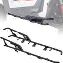 KEMIMOTO Heavy Duty Steel Nerf Bars Rock Sliders Compatible with 2024 2025 2026 Polaris RZR XP 1000/ XP 4 1000 Accessories - 1.5 inch Tubing Black Non-Rust Coating Side Steps, Tree Kickers 4-Seat