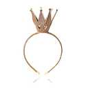 SIPELATY Crown Headbands for Women Princess Peach Queen of Hearts Crown Halloween Costume Birthday Hairband Pack of 2