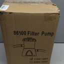 1000 Gallon Above Ground Pools Filter Pump, Water Circulation and Piscina Cartridge Filtration System - Improve Water Cleanliness and Clarity