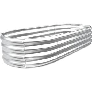 wohohoho Medium Land Guard Galvanized Raised Garden Bed Kit