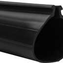 18 ft Garage Door Rubber Bottom Weather Seal Replacement for Clopay Garage Bottom Seal, Easy Installation and Sturdy Materials
