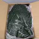 7FT Solar Lighted Palm Trees for Outside Patio Light Up 260 LED Artificial Fake Tree Lights for Pool Bar Tropical Party Deck Outdoor Decorations