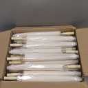 3/6/12/24/50 Pack 23.6 Inch Small White Paper Umbrellas Chinese Japanese Parasol Oiled Paper Decorative Umbrellas DIY Painting Parasol for Weddings Bridal Showers Crafts Photography Party Decor