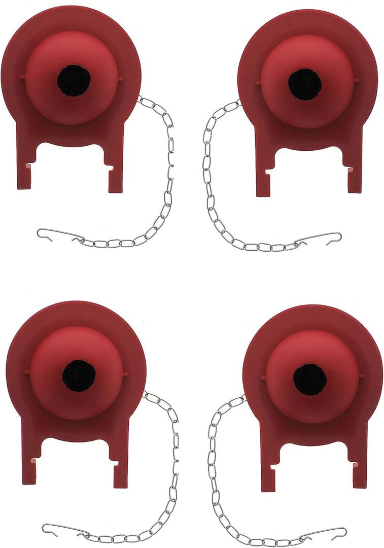 4 PACK Toto Toilet Flapper Replacement, 3" Flapper For G-Max, THU499S, THU331S, THU175S & 2021BP Models By Essential Values