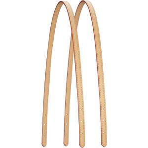 ALLZEDREAM Microfiber Leather Purse Strap Replacement Tote Bag Handbag Shoulder Handles 2 Pcs, Apricot, 1.5cm
