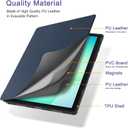 CoBak Case for Samsung Galaxy Tab A11+ Plus 11 2025, Multi-Viewing Angles, All New PU Leather Folio Stand Cover for Samsung Galaxy Tab A11+ Tablet 11-inch, Blue