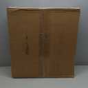 Drop Arm Bedside Commode, Commode Toilet with Padded Seat and Backrest, 400lbs Capacity, 5.3QT Removable Bucket and Splash Guard, Adjustable Height Portable Toilet for Adults, Blue