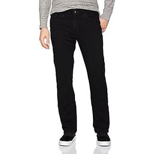 Nautica Men's Straight Fit Jean Pant Pants, Black Ink wash, 40W 32L