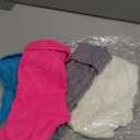 EBOOT 18 Inch Knitted Christmas Stockings Bulk Large Cable Knit Christmas Stockings Farmhouse Xmas Decorations Hanging Wall Fireplace Party Supplies(8 Pcs, White/Green/Red/Blue/Gray/Purple/Pink/Blue)