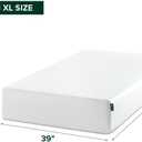 Zinus Green Tea Memory Foam Mattress 12 Inch, Pressure-Relieving Comfort & Full-Body Support, Naturally Fresh, Medium Firm Feel, CertiPUR-US & Oeko-TEX Certified Safe Materials, Twin XL