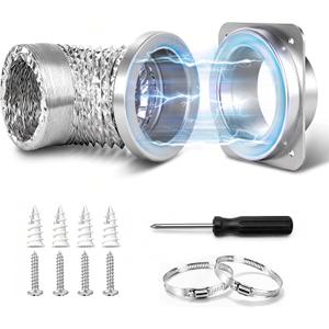 DV180 Magnetic Dryer Vent Connector Kit, Fits 4" Dryers