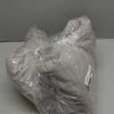 JELLYMONI 100% Washed Cotton Duvet Cover Queen  Soft, Breathable Linen-Look Bedding with Natural Wrinkle Texture, Button Closure, 3-Piece Set (Pale Grey, 90"x90")