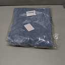 Girls Straight Leg Bootcut Ripped Baggy Jeans for 8-12 Y Old - Adjustable Stretch Waist Pull Up 5 Pockets Washed Denim Pants (Blue)