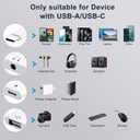 USB C to 3.5mm Jack Headphone Adapter with Charger Port,OTG Cable Adapter, Type C to Aux Audio Earphones Splitter for iPhone Samsung Galaxy S22 Ultra S21 S20 i-Pad Pro Air Pixel 4 Laptops