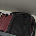 Case-it Mighty Zip Tab School Zipper Binder | 3-Inch O-Rings, 600-Sheet Capacity, 5-Subject Expanding File Folder, Multiple Pockets & Storage Organizer, Shoulder Strap | D-146 Red Burgundy