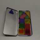 Mini Magnetic Tiles, 40 PCS Travel Magnetic Tiles with Tin, Micro Magnet Travel Toy Portable for Kids Ages 3+, STEM Educational Building Set Construction Toys, Boys Girls Toddlers Birthdays Day Gift