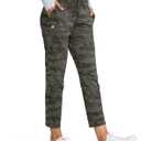 G Gradual Women's Pants with Deep Pockets 7/8 Stretch Ankle Sweatpants for Golf, Athletic, Lounge, Travel, Work (M)