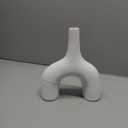 HD Designs Ceramic Vase - White