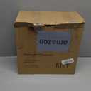 KIVY Glass Detergent Dispenser Container Set of 4 [INCL Labels] Large Glass jars for Laundry Room Organization Decor - Laundry soap dispenser for liquid detergent dispenser - Fabric softener dispenser