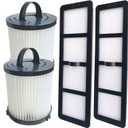 Replacement Upright Vacuum HEPA Filter EF-6 and DCF-21 EF91B Dust Cup Filter for Eureka Airspeed AS1000, AS1001, AS1004A, AS1002A, AS1050, AS1101A,AS1061A Series