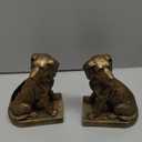Book Ends for Shelves to Hold Books Heavy Duty,Decorative Bookend for Bookshelf Dcor,Cute Animal Dog Book Stopper Labrador Retriever Statues for Home, Office Desk Decoration,1pair