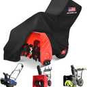 NEVERLAND Waterproof Snow Blower Cover - Snow Thrower Cover with American Flag Standard Size Fits Single and Two Stage Snow Blowers, Compatible with EGO, Toro, Honda, Ariens and Craftsman