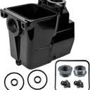 SPX1620AA Pump Strainer Housing Compatible With Hayward Super Pump Series Strainer Housing Replacement Compatible With Hayward SP1600X And SP2600X, Size 2" x 2".