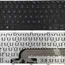 Laptop Replacement Keyboard for Dell Inspiron 3442 Series 14-5000 14-5447 14-3000 3443 3451 3452 3458 3446 3448 N5447 N3442 14CR 14MR 050x15 SN8233 US Layout No Backlight US Layout Black