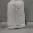 MIULEE 26x26 Euro Pillow Inserts,Set of 2 Down Feather Throw Pillows for Couch Sofa Bed, Decorative Fluffy Throw Pillow Inserts Cotton Fabric,White