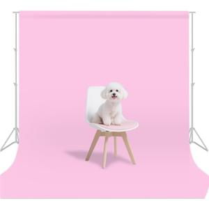 Pink Backdrop for Photoshoot, Pink Background for Portrait, Product Photography Beauty Fashion Shoot Party Celebrations 5x7FT