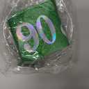 90th Birthday Decorations for Women, 90th Birthday Gifts Sash and Crown for Women Set, 90 & Fabulous Party Supplies, Green