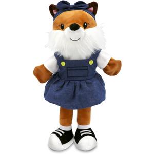 Playtime by Eimmie Sharewood Forest Friends Fiona The Fox Hand Puppet - Stuffed Animal for Toddlers, Teachers, School - Perfect for Puppet Theatre and Creative Play - Small and Large