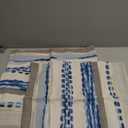 Boho Throw Pillow Covers 18x18 Set of 2 Farmhouse Decorative Cushion Case Striped Square Pillows Cover Chenille Pillow Cases Accent Neutral Pillowcase for Sofa Couch Bed,Sky Blue