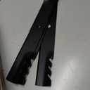 103-6338 Blade Set for Ex Mark 60'' Deck, Toothed Mulching Blade Compatible with Ex Mark Lazer Z AC, Bad Boy Toro Hustler Zero Turn Mowers, Replace for 116-5173-S, 103-6338-S, 103-2530, 3 Pack