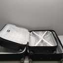 Wrangler Smart Luggage Set with Cup Holder and USB Port, Black, 3 Piece Set