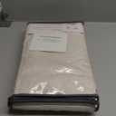 100% Blackout Shield Linen Blackout Curtains for Bedroom 84 Inches Long, Back Tab/Rod Pocket Living Room Drapes, Thermal Insulated Blackout Curtains 2 Panels Set, 50" W x 84" L, Faux Linen