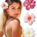 Molans 3PCS Floral Hair Clips for Women - Spring Summer Flower Bobby Pins with Non-Slip Grip, Cute Bridal Hair Accessories for Girl