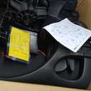 Ergonomic Big and Tall Office Chair, 500LBS PU Leather Executive Desk Chair with Lumbar Support and Flip-up Armrests, High Back, for Home and Office, Black