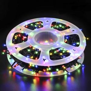 MYGOTO Christmas LED String Lights 500L 165feet 8 Modes 30V Plug in String Lights Green Wire Fairy Outdoor Lights Home Garden Party Wedding Xmas Tree Bedroom Window Tree Decoration(Multicolor)