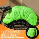 35L Bike Storage Bag Double Side Pannier Bags,Waterproof Cargo Rack Pack Saddle Bag Shoulder Bags with Rain Cover for Riding ,Multi-function Bicycle Rear Seat Trunk Panniers Pouch Cycling Accessories