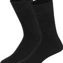 SOXCO Men's Crew Socks, Pack of 12 Pairs (L)